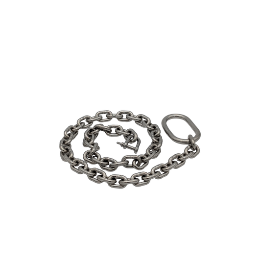 304SS 6mm Chain 1m with D Shackle and Eyelet