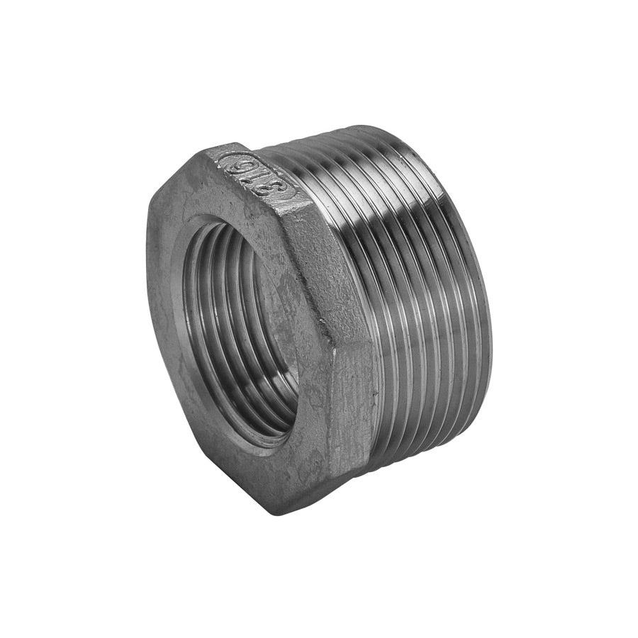 316SS BSP Threaded Reducing Bush 20mm x 10mm
