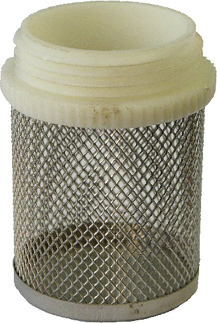 Metallic filter with mesh design on a white background