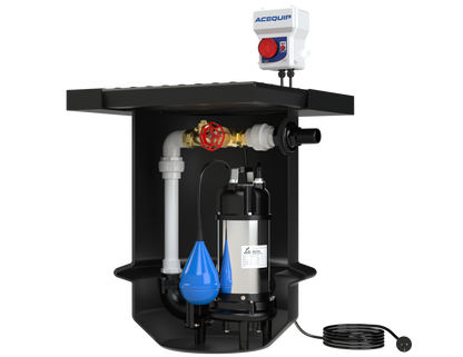 BLUESELECT 'Mini' 100L Sewage Pumping Station, 240V, 0.55kW and High Level Alarm